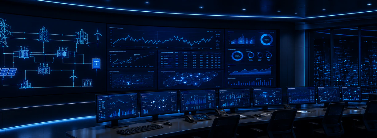 SCADA control room monitoring systems